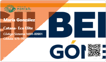 Ejemplo del Carnet - Catana- Eco Elite